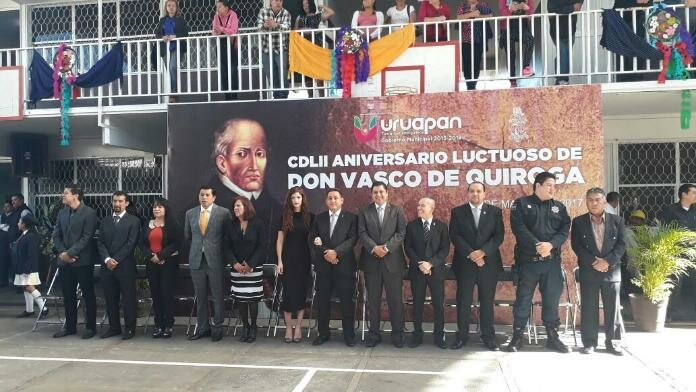 Conmemoran el 452 Aniversario Luctuoso de Don Vasco de Quiroga Conmemoran el 452 Aniversario Luctuoso de Don Vasco de Quiroga