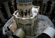 Reabren la Tumba de Jesús en Jerusalén