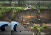 Se Derrumba Carretera Uruapan-El Sabino