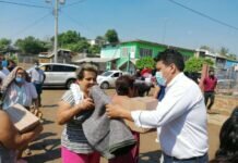 Inicia Gobierno Estatal Entrega de Apoyos a Damnificados por el Huracán “Nora”