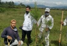 Participa Fiscalía General en Reforestación del Parque Urbano Ecológico de Uruapan