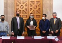 Reciben Diputados Locales Informe de la CEDH