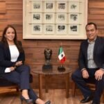 Se Reúnen Andrea Villanueva y el Fiscal Adrián López Solís