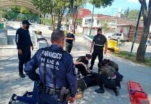 Elementos de la Unidad Prehospitalaria SSPTYVM Ofrecen Plática a Futuros Paramédicos