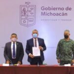 Gobernador Bedolla Firma Acuerdo de Coordinación en Seguridad con Municipios