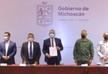 Gobernador Bedolla Firma Acuerdo de Coordinación en Seguridad con Municipios