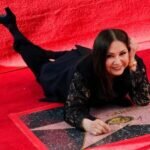 Ana Gabriel Devela su Estrella en el Paseo de la Fama de Hollywood