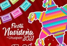 Llega la Fiesta Navideña Uruapan 2021