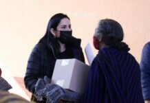Entrega DIF Cobijas y Despensas a 100 Familias Vulnerables