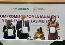 Firma Bedolla Compromisos por la Igualdad y Bienestar de las Mujeres