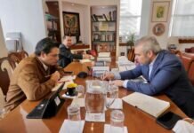 Bedolla y Zoé Robledo Revisan Avances del Proyecto de Descentralización del IMSS en Morelia
