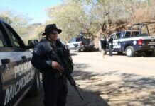 Fuerzas Federales y Estatales de Seguridad, en Coordinación Para Preservar la paz en Tepalcatepec