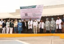 Abre IMSS Michoacán Segundo Macro Módulo de Atención Respiratoria del Seguro Social Zamora