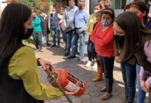Personal del DIF Uruapan se Capacita en Control de Incendios