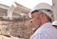 Supervisa Bedolla Avances en Obra del Distribuidor Vial de Mil Cumbres