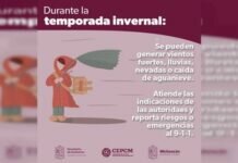 Exhorta Protección Civil Michoacán a seguir recomendaciones ante bajas temperaturas