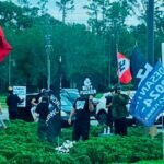 Simpatizantes de DeSantis se manifestaron con banderas nazis en Walt Disney
