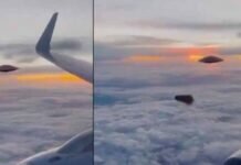 Captan supuesto ovni siguiendo un avión en cielo de Canadá; genera polémica