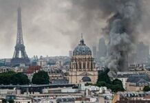 Explosión de gas provoca un incendio en centro de París
