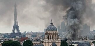 Explosión de gas provoca un incendio en centro de París