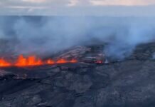 Volcán Kilauea entra en erupción luego de 50 años